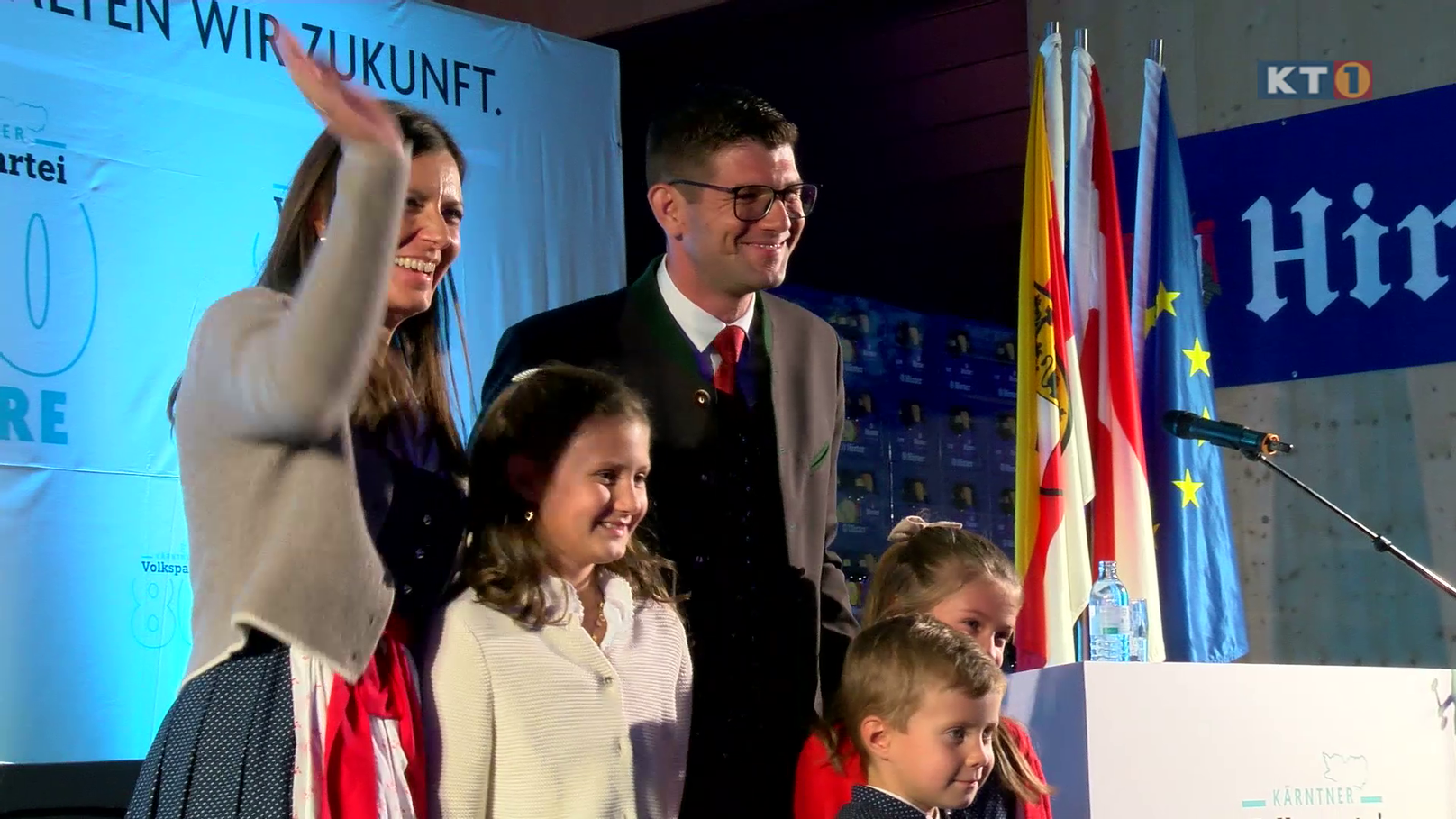 Familie Gruber bei dem 80jährigen Jubiläum der Kärntner ÖVP 