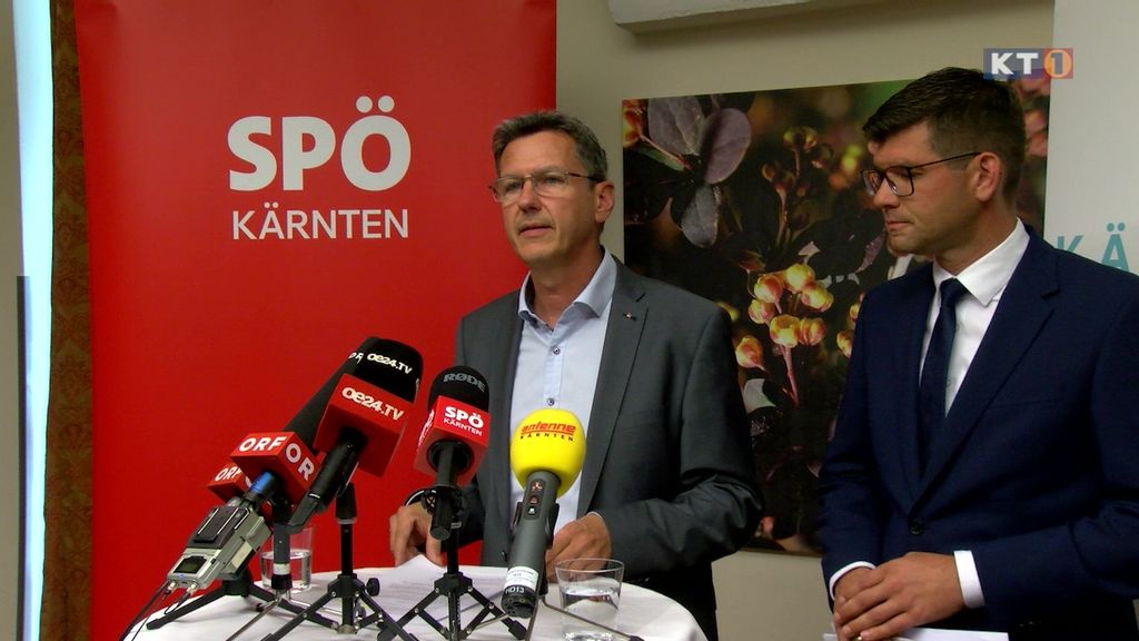 Fellner und Gruber beim Pressegespräch