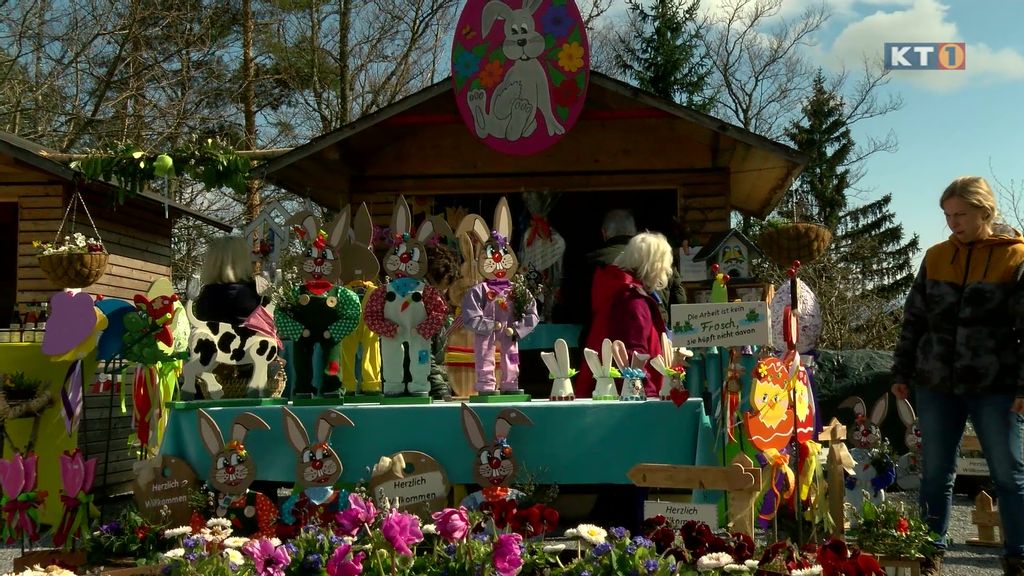 Kunsthandwerk am Ostermarkt am Pyramidenkogel